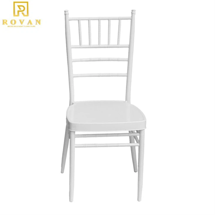 iron chiavari wedding chair white color